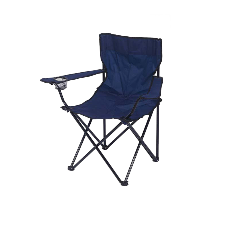 Heavy-Duty Outdoor Folding Chair with Cup Holders - Image 2