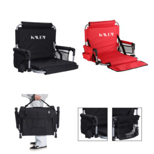 Portable Stadium Seat with Storage Pockets