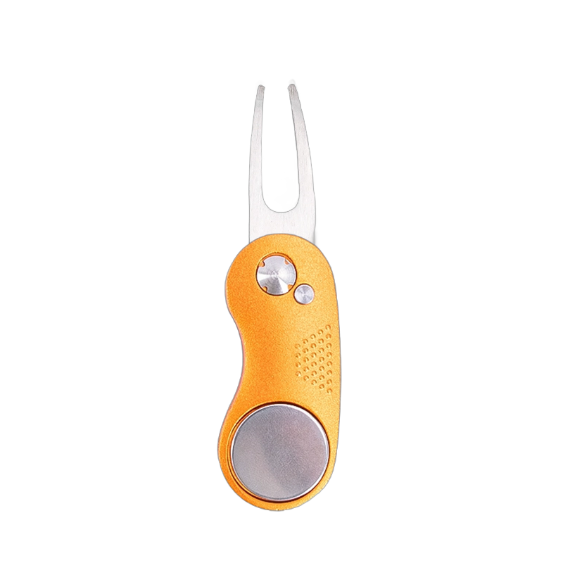 Foldable Golf Divot Tool with Magnetic Ball Marker - Image 2
