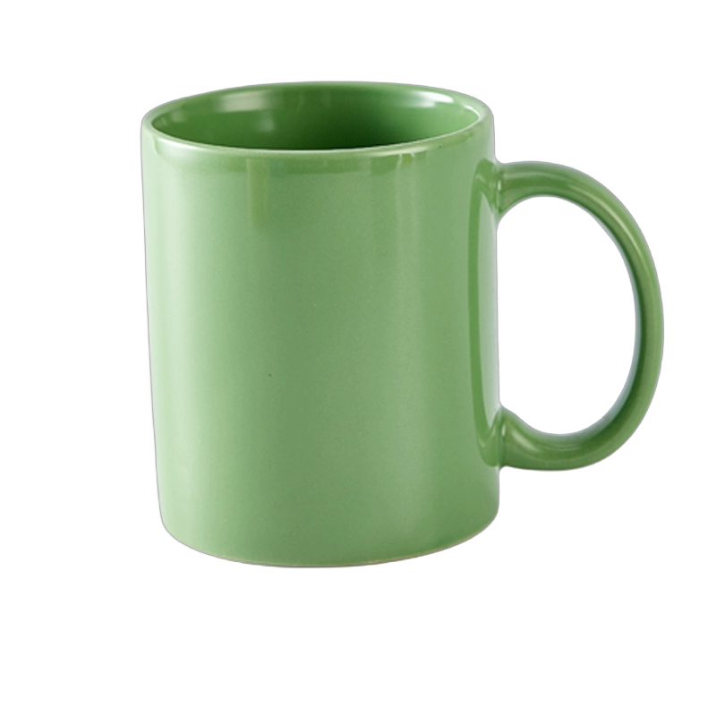 11 oz Stoneware Coffee Mug with Comfort Grip - Image 4