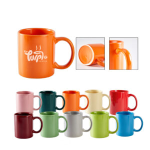 11 oz Stoneware Coffee Mug with Comfort Grip