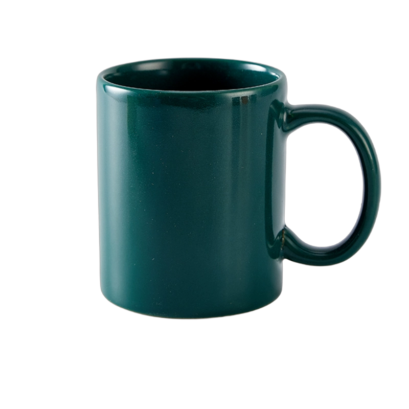 11 oz Stoneware Coffee Mug with Comfort Grip - Image 8