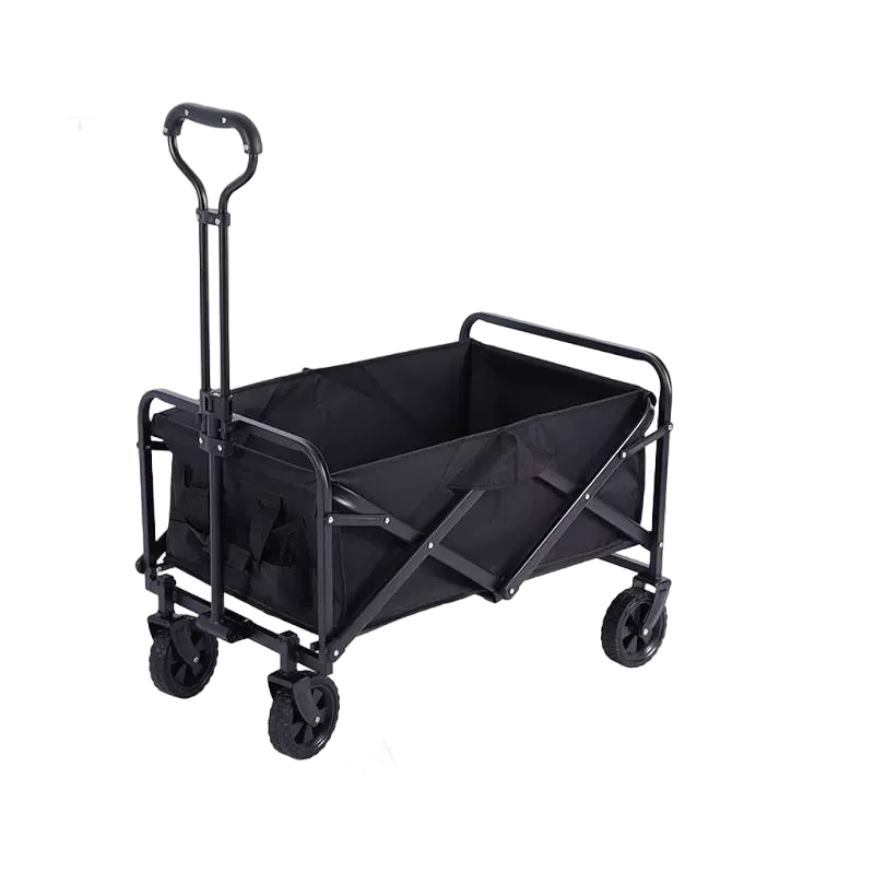 Heavy-Duty Folding Transport Wagon with Large Wheels - Image 3