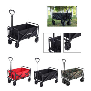 Heavy-Duty Folding Transport Wagon with Large Wheels