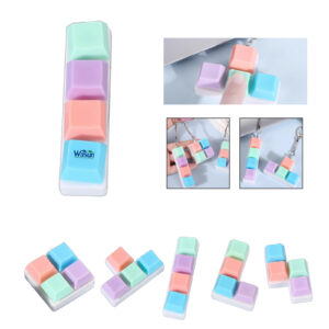 Keyboard-Inspired Stress Relief Fidget Keychain