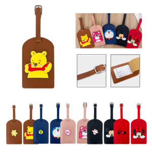 Premium Leather-Look Luggage Identification Tag