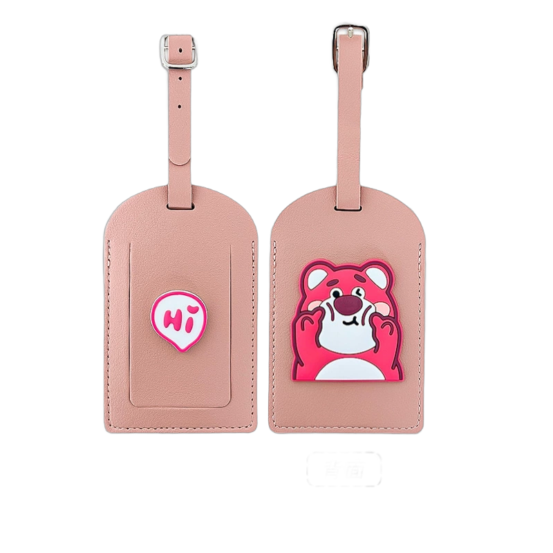 Premium Leather-Look Luggage Identification Tag - Image 2