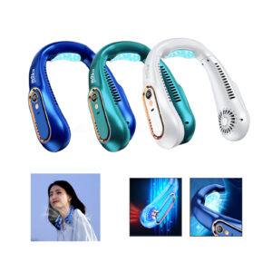 Advanced Bladeless Neck Fan with LED Display