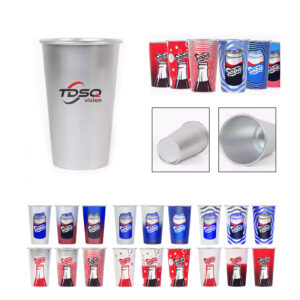 Color Changing Aluminum Cups with Thermal Reaction