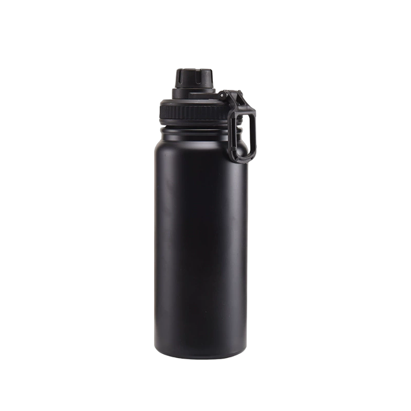 Stainless Steel Water Bottle with Carry Loop - 23 Ounce - Image 3