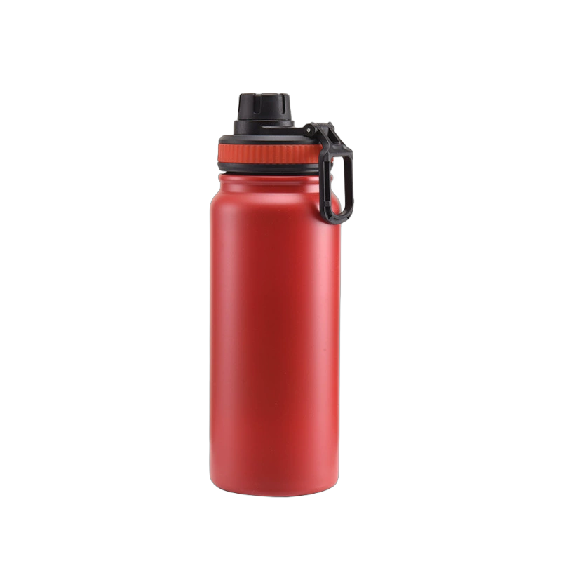 Stainless Steel Water Bottle with Carry Loop - 23 Ounce - Image 4