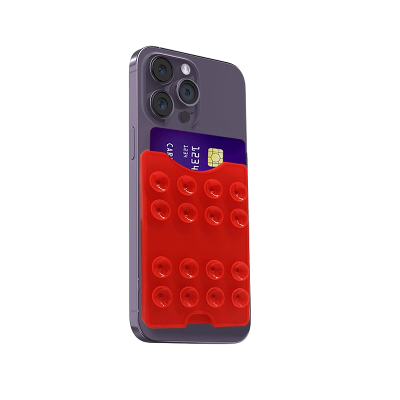 Versatile Silicone Phone Mount with Card Storage - Image 5