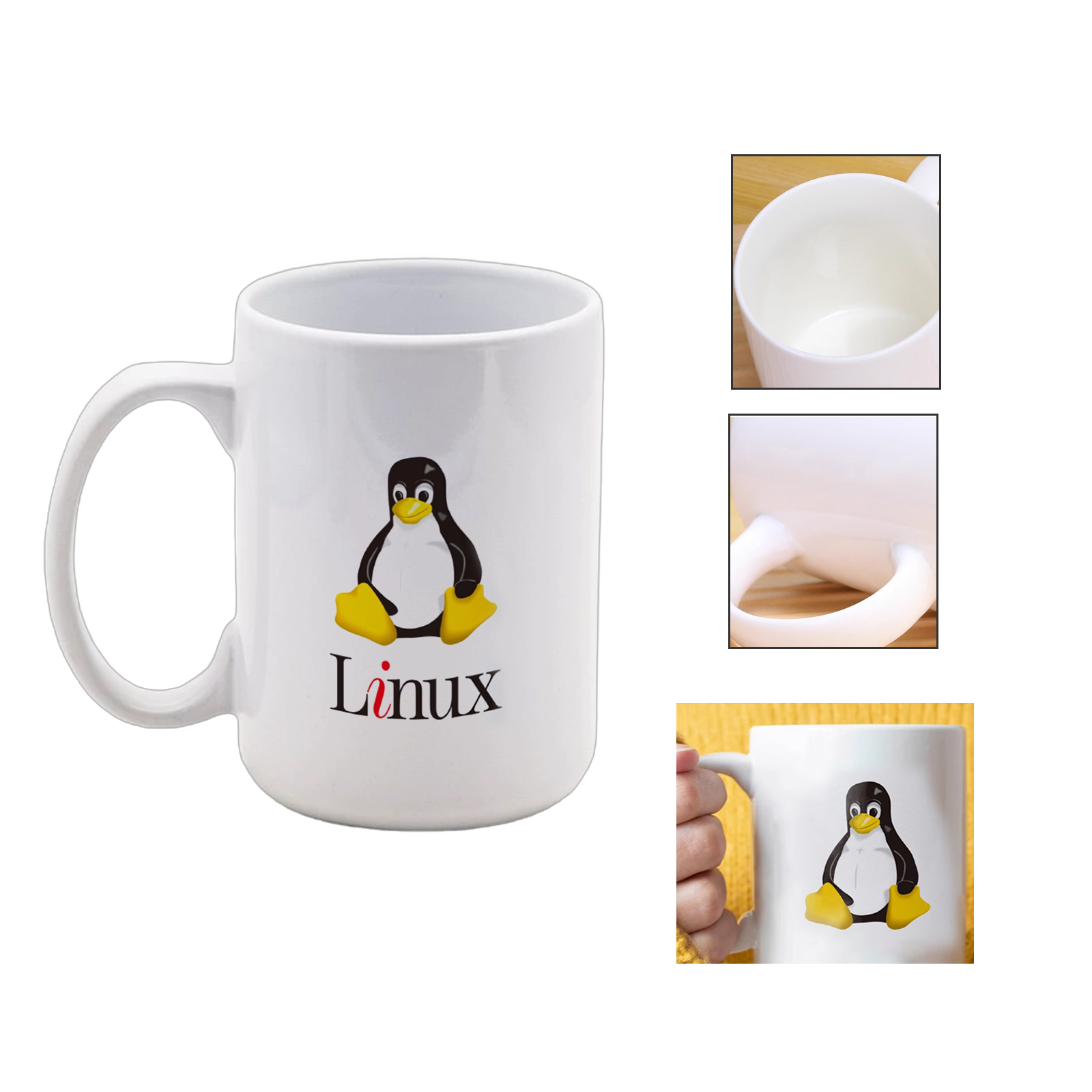 Classic Ceramic Coffee Mug with Comfortable Handle
