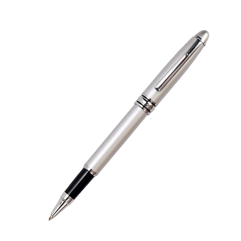 Elegant Metal Ballpoint Pen with Gold Accents - Image 2