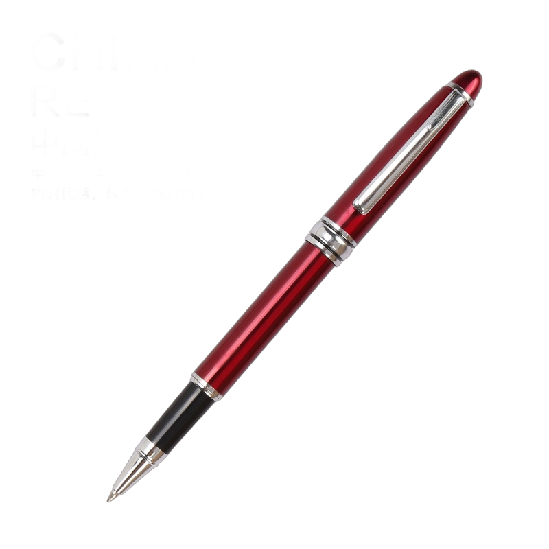 Elegant Metal Ballpoint Pen with Gold Accents - Image 3