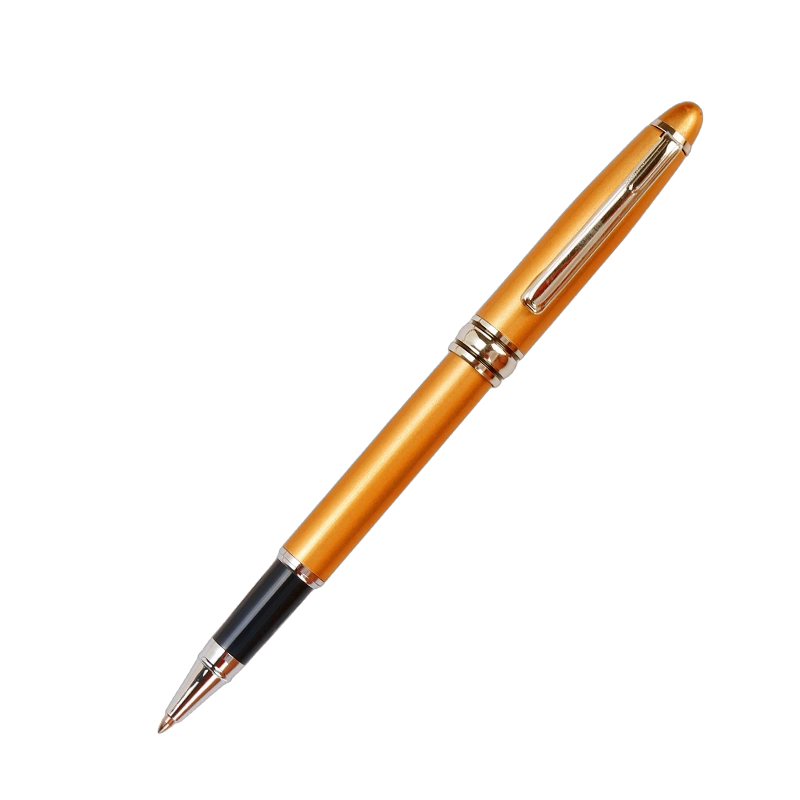 Elegant Metal Ballpoint Pen with Gold Accents - Image 4