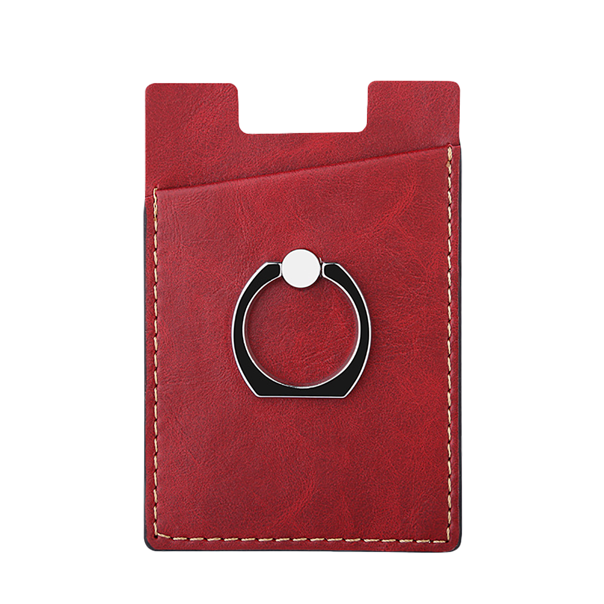 Leather Phone Wallet with Hand Grip - Image 2