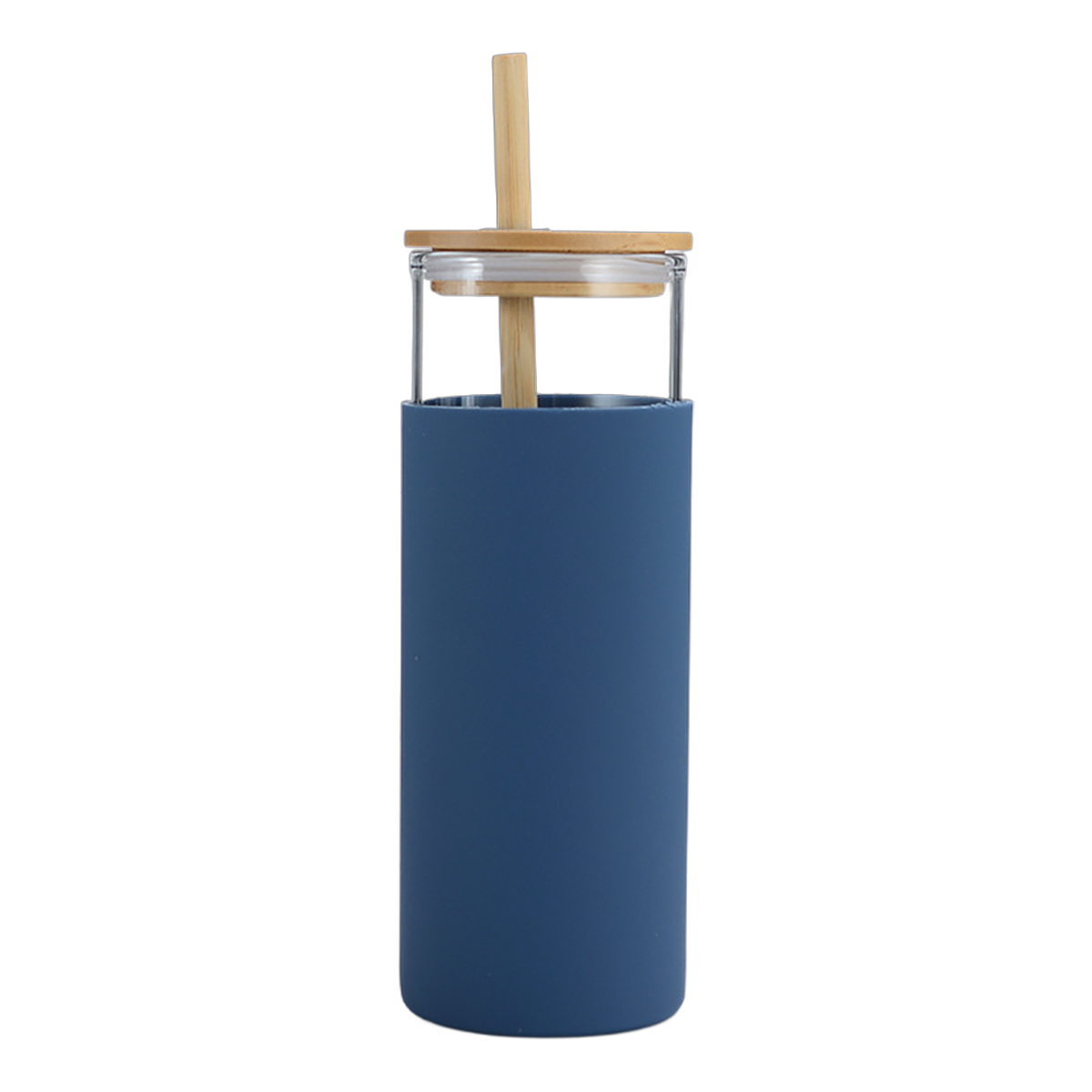 17 Ounce Glass Water Bottle with Bamboo Cover - Image 7