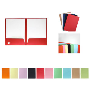 Dual-Pocket Matte Laminated Document Folder