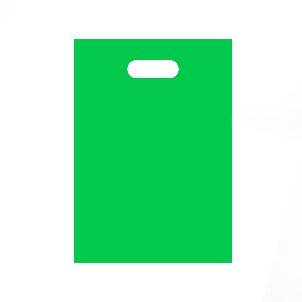 Reinforced Die-Cut Plastic Carrying Bag - Image 2