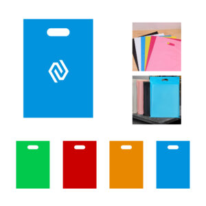 Reinforced Die-Cut Plastic Carrying Bag