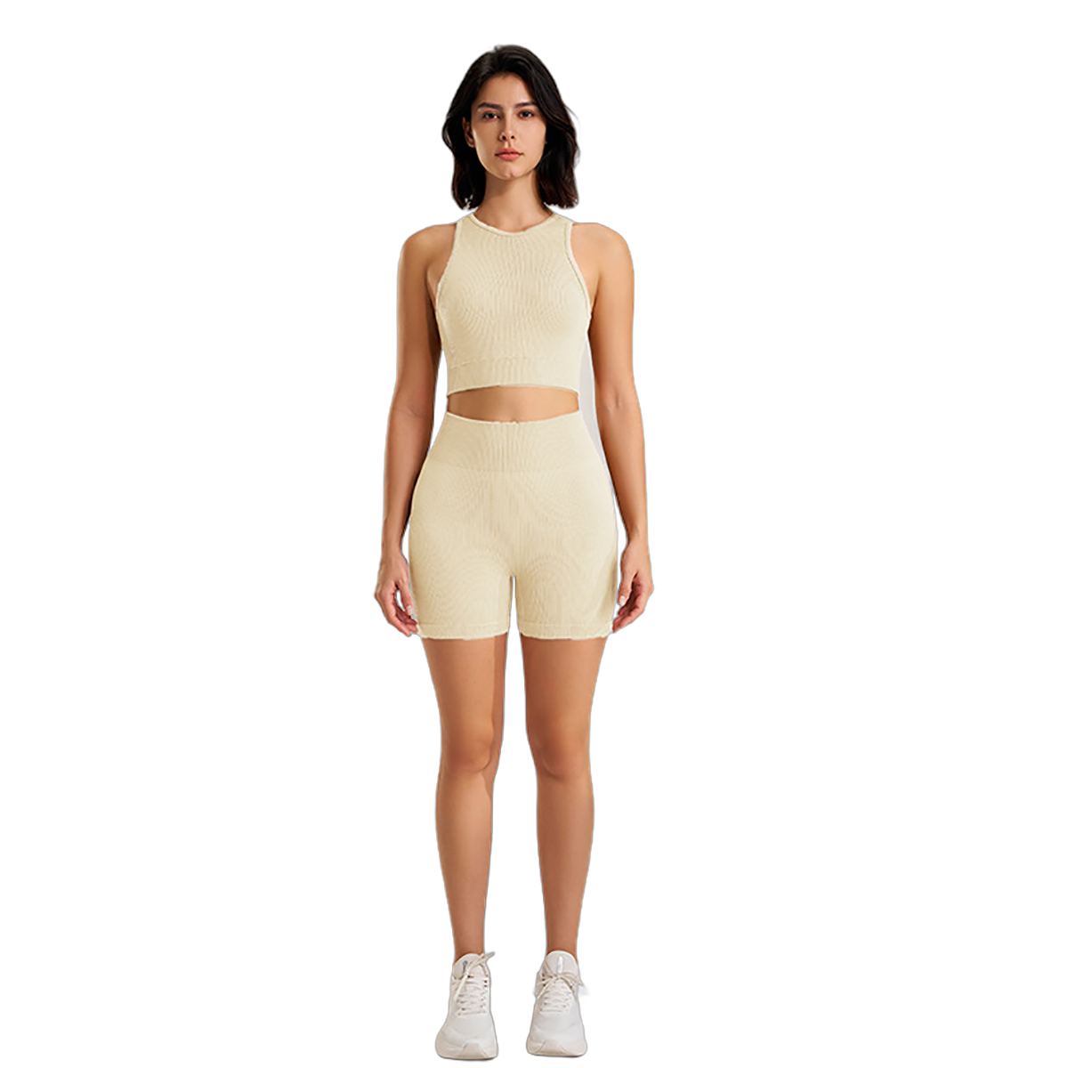 Women's Moisture-Wicking Workout Outfit Set - Image 3