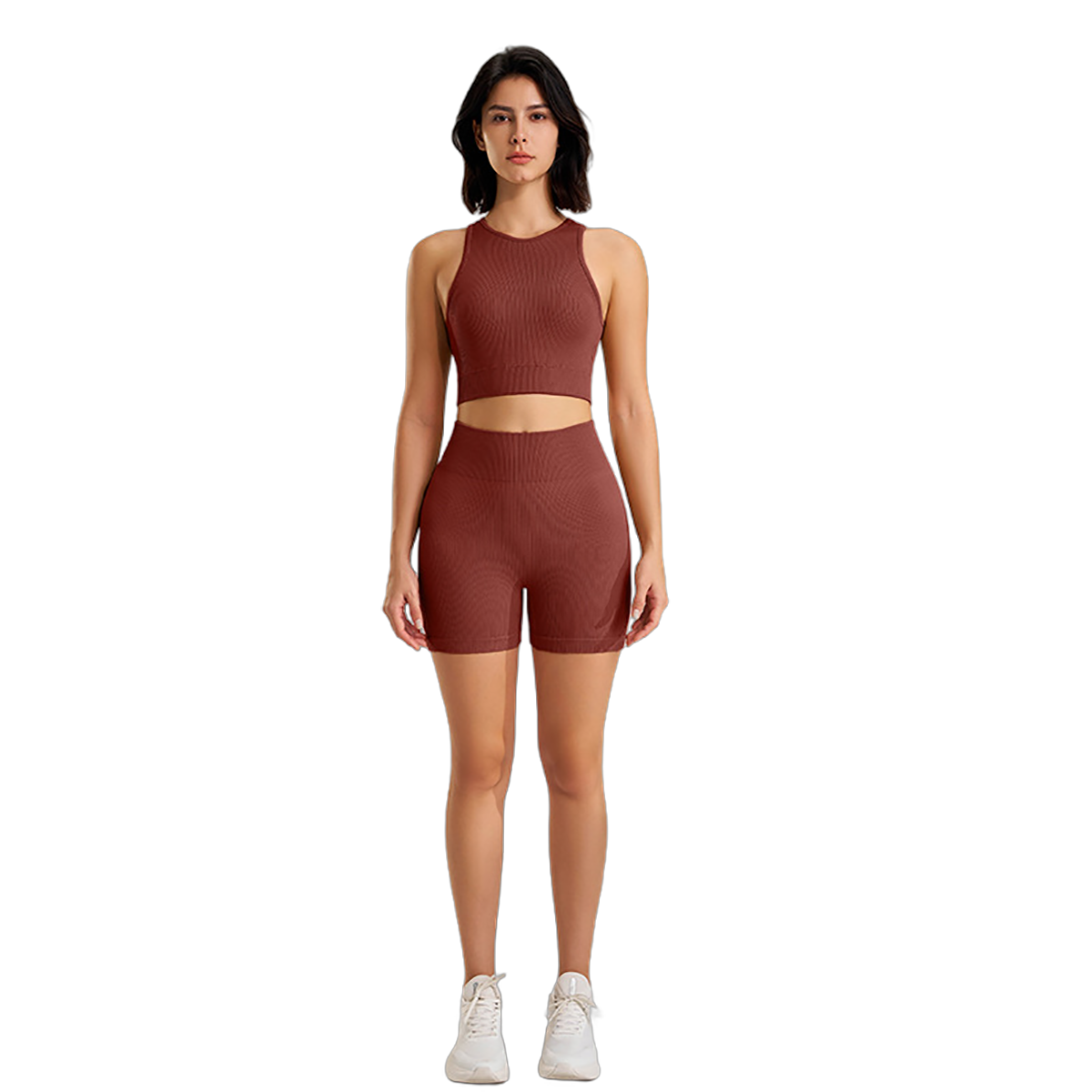 Women's Moisture-Wicking Workout Outfit Set - Image 4