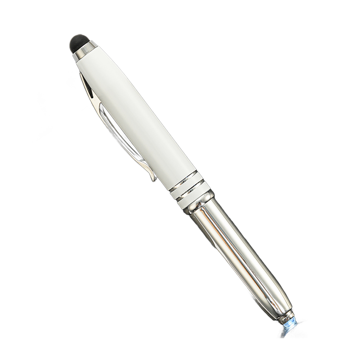 Multi-Function Metal LED Light Stylus Ballpoint Pen - Image 2