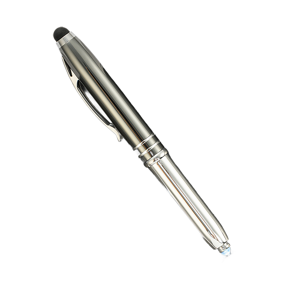 Multi-Function Metal LED Light Stylus Ballpoint Pen - Image 5