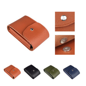 Leather Electronic Charger Storage Case