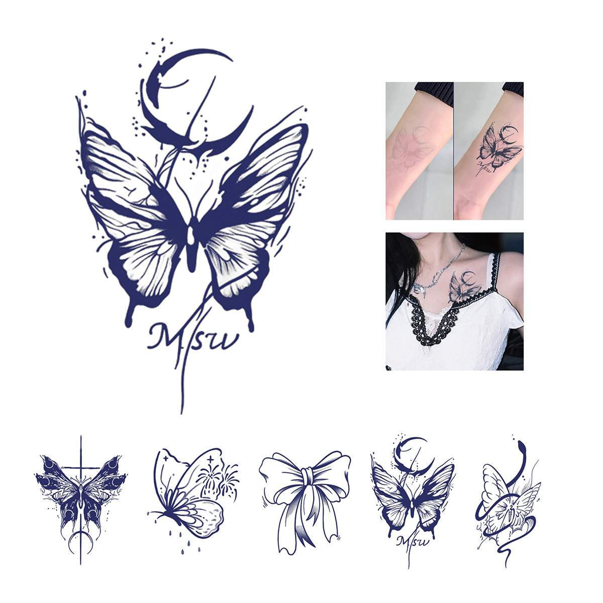 Personalized Temporary Body Art Stickers