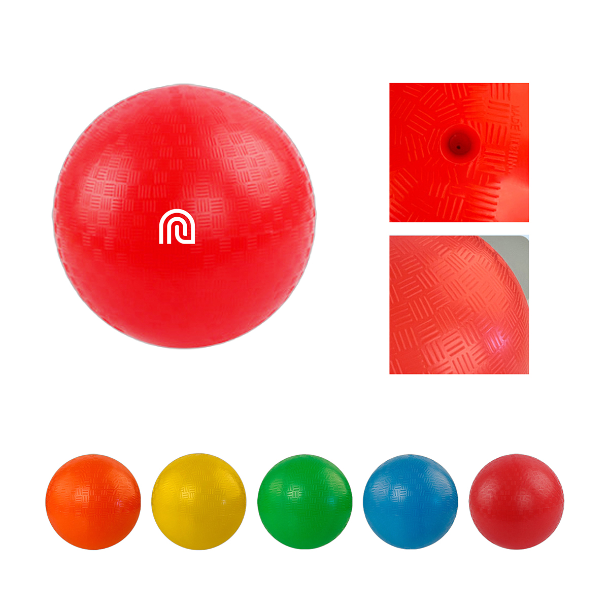 Regulation-Size Dodgeball with Enhanced Grip
